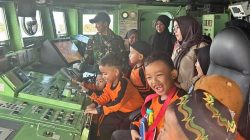 Tunas Bangsa Generasi Emas Anak PAUD Hanifa Medan Rasakan Suasana Kehidupan di Atas KRI Imam Bonjol 383