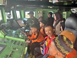 Tunas Bangsa Generasi Emas Anak PAUD Hanifa Medan Rasakan Suasana Kehidupan di Atas KRI Imam Bonjol 383