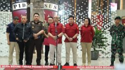 Direktur Penyidikan Jaksa Agung Muda Tindak Pidana Khusus (Jampidsus) Kejagung, Syarief Sulaeman Nahdi saat konferensi pers di Gedung Kejaksaan Agung, Jakarta, Rabu (3/6/2026).