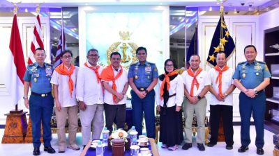 jajaran SAR Universitas Hasanuddin (SAR Unhas) menggelar audiensi resmi dengan Kepala Staf TNI Angkatan Laut