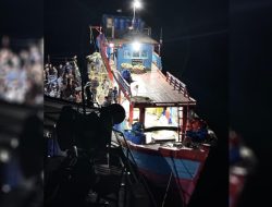 KRI Imam Bonjol-383 Gagalkan “Pesta” Narkoba di Atas Kapal Ikan