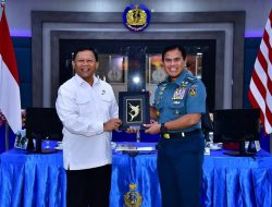 Kasal Laksamana TNI Muhammad Ali Terima Audiensi Strategis Wamen KKP Didit Herdiawan