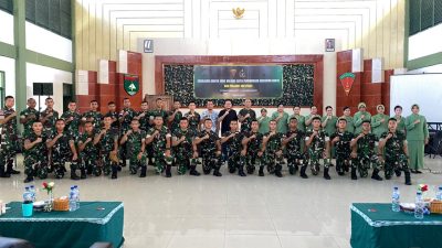 Batalyon Komposit 1 Gardapati menggandeng Dinas Kesehatan Kabupaten Natuna