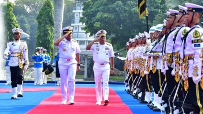 Laksamana TNI Dr. Muhammad Ali, menerima kunjungan kehormatan