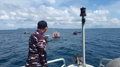 Satu ABK Ditemukan Meninggal, Nahkoda KM Ocean Three Berhasil diselamatkan TNI AL