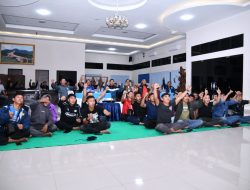 Perkuat Sinergitas Wilayah Perbatasan, Danlanud RSA Natuna Gelar Nobar Gratis untuk Prajurit dan Warga