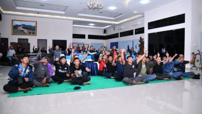 Perkuat Sinergitas Wilayah Perbatasan, Danlanud RSA Natuna Gelar Nobar Gratis untuk Prajurit dan Warga
