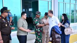 Eratkan Sinergi Perbatasan, Danlanud Raden Sadjad Lepas Danlanal Ranai Bertugas di Tempat Baru