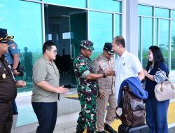 Eratkan Sinergi Perbatasan, Danlanud Raden Sadjad Lepas Danlanal Ranai Bertugas di Tempat Baru