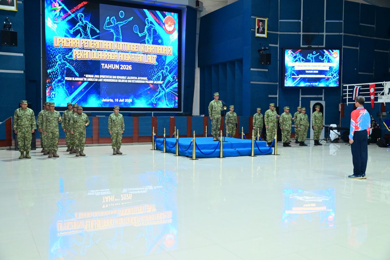 Poral 2026, TNI Angkatan Laut, Olahraga Militer, Koarmada RI, Sportivitas Prajurit.
