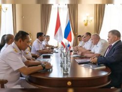 Perkuat Poros Maritim, Kasal Muhammad Ali dan Panglima AL Rusia Gelar Dialog Strategis di Saint Petersburg