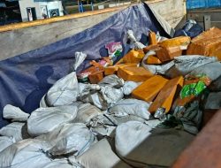 TNI AL Gagalkan Penyelundupan 5,2 Ton Bijih Timah di Belitung, Selamatkan Kerugian Negara Milyaran rupiah