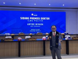 Aryos Nivada, Doktor Baru Asal Aceh, Sumbang Teori Pelembagaan Partai Hibrida Pascakonflik dan Lulus dengan Pujian di Unpad