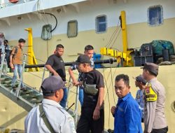 Polres Natuna Pastikan Keamanan dan Kelancaran Arus Penumpang KM Sabuk Nusantara 48 di Pelabuhan Subi