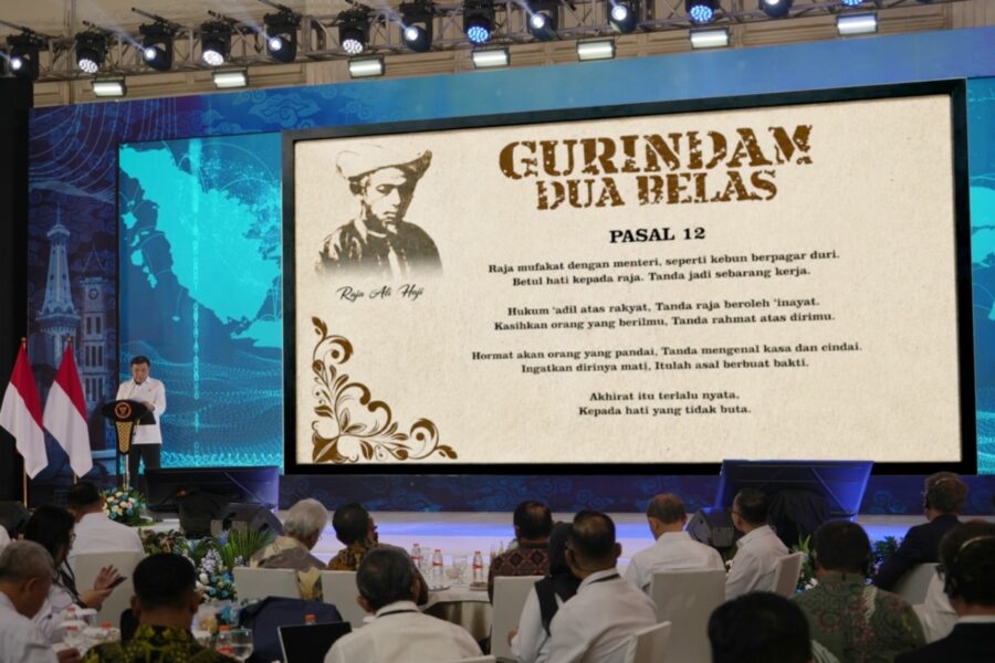 Menko Polkam Bacakan Gurindam Dua Belas foto Humas Kemenko Polkam RI