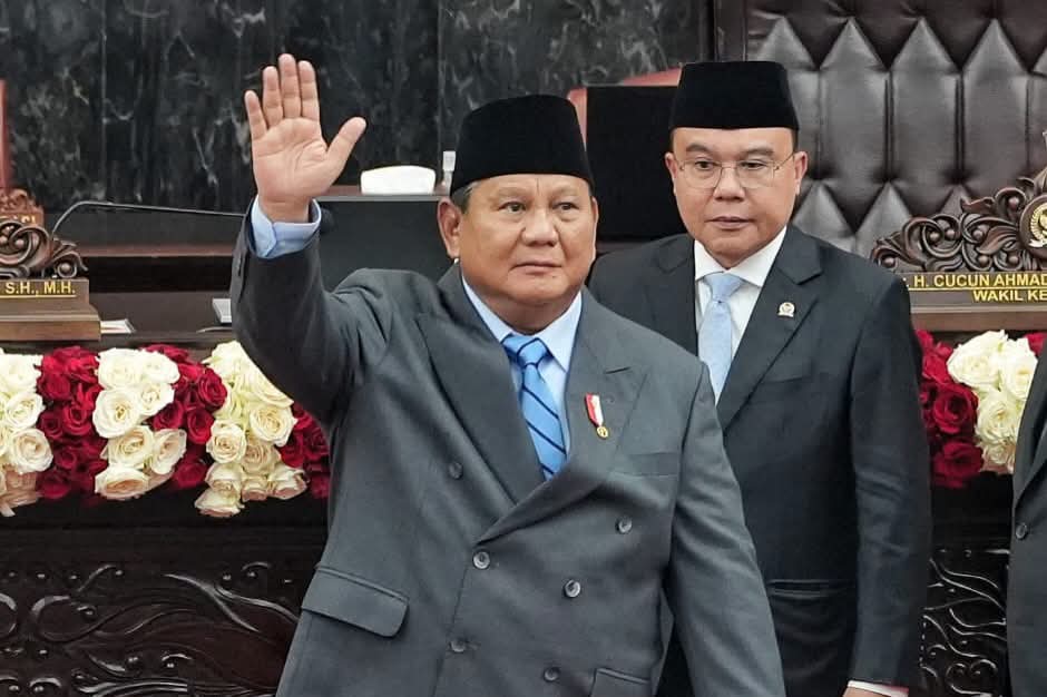 Wakil Ketua DPR RI Sufmi Dasco Ahmad bersama Presiden Prabowo Subianto