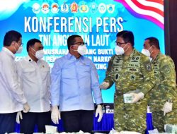 TNI AL Gagalkan Penyeludupan Senilai Rp30,3 Triliun, 1,3 Ton Ketamin Dimusnahkan di Batam