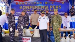 TNI AL Lanal Bangka Belitung kembali mencetak prestasi gemilang dalam menjaga kekayaan negara. Hal tersebut disampaikan Panglima Komando Armada Republik Indonesia (Pangkoarmada RI), Laksamana Madya Dr. Denih Hendrata, S.E., M.M.