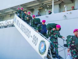 KRI dr Soeharso 990 Drop 30,19 Ton Bantuan Kemanusiaan untuk Masyarakat Terdampak Bencana NTT
