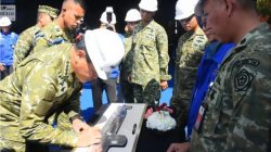 Laksamana Muhammad Ali Resmikan First Steel Cutting Kapal Selam Scorpene Pertama di PT PAL, Perkuat Kemandirian Industri Pertahanan