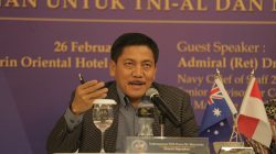 Laksamana TNI (Purn) Prof. Dr. Marsetio. Guru Besar Universitas Pertahanan dan Mantan Kepala Staf Angkatan Laut.