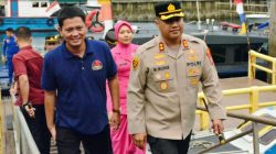 Wakil Bupati Kepulauan Anambas, Raja Bayu Febri Gunadian, S.E., bersama Kapolres Anambas Jalan bersama untuk Anambas