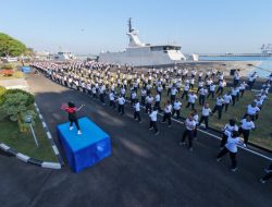 Bukan Sekadar Kuat di Laut, Prajurit Kodaeral VI Makassar Buktikan Kebugaran Fisik Kunci Kedaulatan Negara