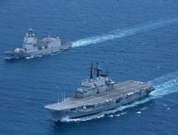 Kapal Induk Pertama Indonesia Tiba di Tanah Air, ITS Giuseppe Garibaldi Menuju Jakarta