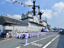 TNI AL Pilih Teluk Ratai Lampung sebagai Pangkalan Kapal Induk KRI Sriwijaya 100