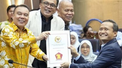 Wakil Ketua DPR RI Sufmi Dasco Ahmad memimpin Rapat Pleno Panitia Kerja (Panja) bersama pimpinan Badan Legislasi (Baleg) DPR RI