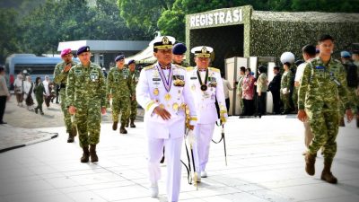 KASAL hadir Hari Ulang Tahun ke-81 Tentara Nasional Indonesia di Lapangan Prima, Markas Besar TNI, Cilangkap, Jakarta Timur, Senin (5/10/2026) pagi