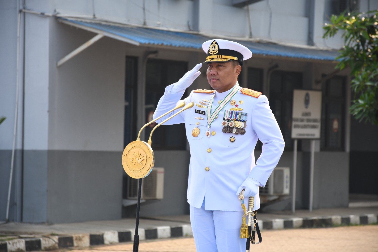 Panglima Komando Armada I Laksamana Muda TNI Haris Bima Bayuseto, S.E., M.Si., M.Tr.Opsla.,