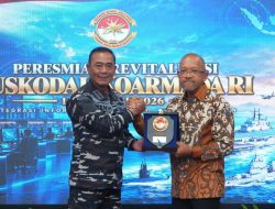 Perkuat Kendali Operasi Maritim, Pangkoarmada RI Resmikan Puskodal Koarmada RI