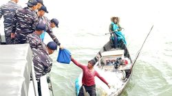 KRI ALAMANG 644 Gelar Bakti Sosial untuk Masyarakat Nelayan Tanjung Balai Asahan