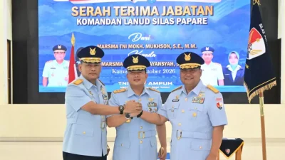 upacara Serah Terima Jabatan (Sertijab) Komandan Pangkalan TNI AU