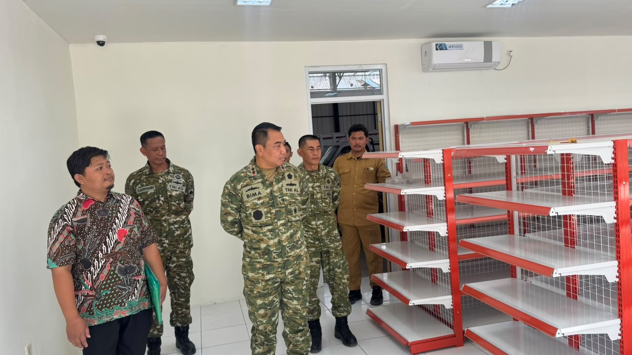 Panglima Komando Armada I (Pangkoarmada I) Laksamana Muda TNI Haris Bima Bayuseto, S.E., M.Si., M.Tr.Opsla.